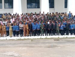 Satgas Kopasgat Pos Enarotali Ikuti Upacara Peringatan Hari Lahir Pancasila di Kabupaten Paniai