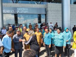 Satgas Kopasgat Pos Nabire Siaga Amankan Kedatangan Ketua Umum TP PKK Pusat di Bandara Douw Aturure Nabire