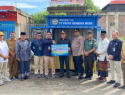 Dukung Pemberdayaan Ekonomi, PT PIM Serahkan 7 Booth Container Di Keude Krueng Geukueh