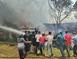 8 Rumah Terbakar di Dewantara Aceh Utara, Diduga Akibat Korsleting