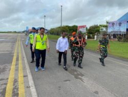 Kopasgat Pastikan Kelancaran Keberangkatan Gubernur Papua Selatan di Bandara Mopah