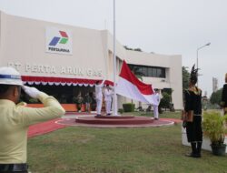 Semarakkan Energi Merah Putih, PT Perta Arun Gas Gelar Upacara HUT Ke-80 RI