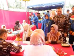 Peringati HUT ke-80 TNI AL, PHE NSO Berkolaborasi dengan Lanal Lhokseumawe Gelar Bakti Sosial