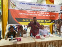Ade Taufiq Sosialisasi Perda KTR