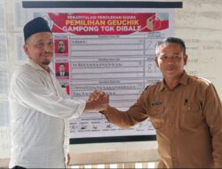 Fauzan Misri Terpilih Sebagai Keuchik Gampong Tgk Dibale Tanah Luas