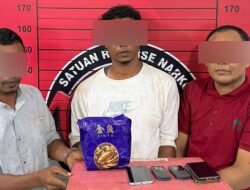 Penggerebekan di Dapur Bata, Polres Aceh Utara Amankan 852 Gram Sabu dan Tiga Pria