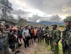 Program Jaya Sakti Menyapa Satgas Pantas RI – PNG Mobile Yonif 113/JS