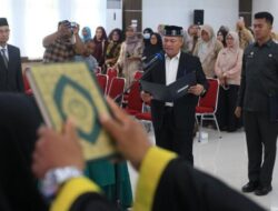 Bupati Aceh Utara Lantik 24 Kepala Puskesmas Baru