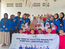 Mahasiswa Psikologi UIN Ar-Raniry Laksanakan Psikoedukasi Anti-Bullying di TK Khairul Ummah Lamgapang