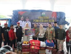 Wali Kota Lhokseumawe Dr Sayuti Terima Bantuan Masa Panik dari Provinsi Aceh