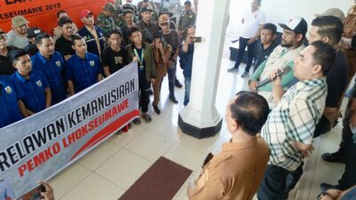 Back up Aceh Utara, Relawan Kemanusiaan Lhokseumawe Terobos Sawang