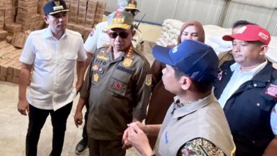 540 ton Beras Korban Banjir Masih Menumpuk di Gudang Bulog Lhokseumawe
