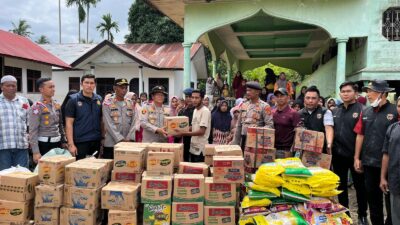 Paguyuban Alumni Akademi Kepolisian Angkatan 56 Batalyon Presisi Salurkan Bantuan Kemanusiaan untuk Korban Banjir di Aceh Utara