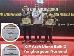 KIP Aceh Utara Raih 2 Penghargaan Nasional