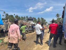 KSOP Lhokseumawe Salurkan Bantuan ke Sawang; Pelabuhan Krueng Geukuh Jadi Transit Kapal KPLP Pembawa Logistik