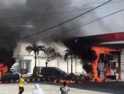 SPBU Kota Sigli Terbakar, Warga panik 