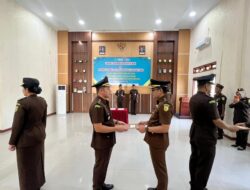 Kajari Bireuen Lantik 3 Pejabat Baru