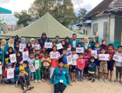 Mahasiswa KPM UIN Sultanah Nahrasiyah dan KNPI Aceh Tengah Gelar Trauma Healing