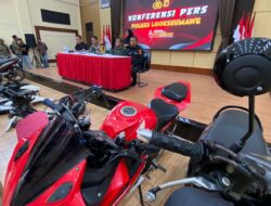 Polisi Tangkap 7 Tersangka Kasus Curanmor di Lhokseumawe