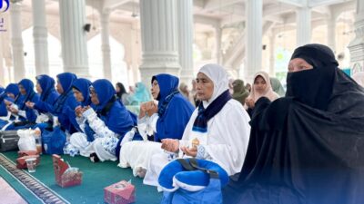 Abati Lhok Mon Puteh Lepas Puluhan Jemaah Umroh Kloter 62 Bir Ali