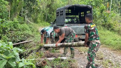 TMMD ke-127 Buka Akses Jalan di Jeumpa Sikureng, Percepat Mobilitas Warga
