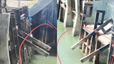 Geger! Pintu Air Waduk Lhokseumawe Lewong Dibobol Maling