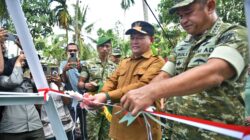 KASAD Jenderal Maruli Resmikan Jembatan Garuda di Sawang Aceh Utara