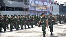 450 Prajurit Yonif 112/DJ Kembali ke Aceh Usai Jaga Perbatasan Papua