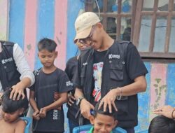 Ramadhan di Pengungsian: KAMOE dan Relawan Gelar Buka Puasa Bersama serta Cukur Rambut Gratis