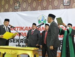 Ismunandar Dilantik sebagai Sekretaris Daerah Kabupaten Bireuen