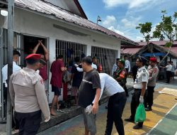 Petugas Gabungan Laksanakan Razia dan Tes Urine Napi di Lapas Kelas IIB Kota Bakti