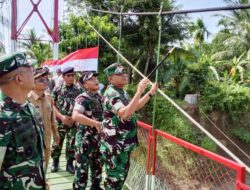 Jembatan Gantung Penghubung Syamtalira Aron–Samudera Rampung Direhabilitasi, Mobilitas Warga Kembali Lancar
