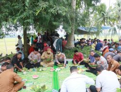 Perkuat Sinergi, Kapolres Lhokseumawe Hadiri Tradisi Khanduri Blang di Nisam
