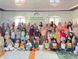 Kolaborasi Tiga Komunitas Gelar EduFun Literasi di Aceh Besar