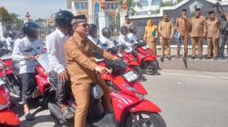 Pemkab Aceh Utara Serahkan 852 Motor Operasional untuk Imum Gampong