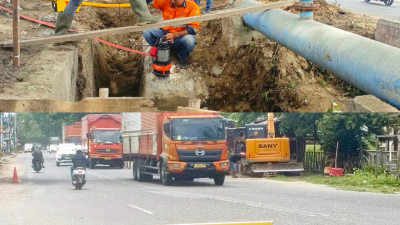 Takabeya Rusak Pipa, Suplai Gas Ratusan Warga Lhokseumawe Terhenti