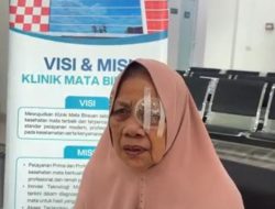 Operasi Katarak Gratis Klinik Mata Bireuen Bantu Warga yang Terdampak Banjir