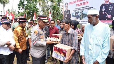 Kapolda Aceh Hadiri Secara Virtual Peresmian Jembatan Merah Putih Presisi