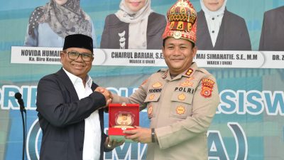 KAPOLRES BIREUEN JADI NARASUMBER PADA POMABA UNIVERSITAS UNIKI