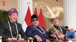 Momen Prabowo, Jokowi, dan Gibran Tertawa Bersama Usai Upacara HUT RI