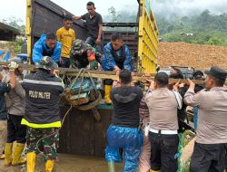 Penertiban PETI di Geumpang, Polisi Amankan 93 Besi Gelondongan dan Mesin Diesel