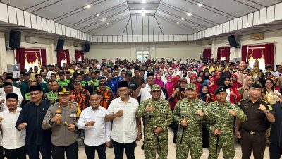 Kapolres Bireuen Hadiri Apel Kebangsaan 2026, Ajak Semua Elemen Kuatkan Persatuan