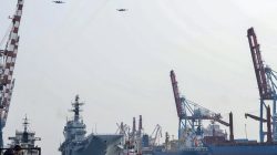 Kapal Induk ITS Giuseppe Garibaldi-551 Tiba di Tanjung Priok Jakarta