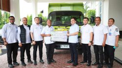 Giliran Lhokseumawe Dibantu PIM Truck Sampah 1 unit