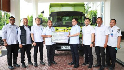 Giliran Lhokseumawe Dibantu PIM Truck Sampah 1 unit