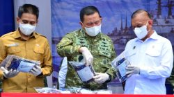 Gagalkan Peredaran Narkoba Rp34,9 Miliar, TNI AL Musnahkan 4.364 Cartridge Vape Liquid di Lampung