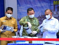 Gagalkan Peredaran Narkoba Rp34,9 Miliar, TNI AL Musnahkan 4.364 Cartridge Vape Liquid