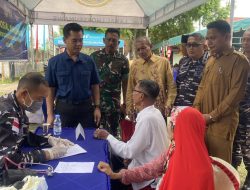 Geuchik Wali Apresiasi Baksos dan Pengobatan Gratis Lanal Lhokseumawe Bersama Mubadala Energy di Dewantara
