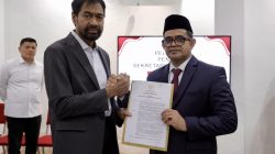 Gubernur Mualem Lantik Taufik sebagai Pejabat Sekda Aceh di Medan